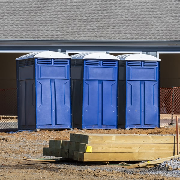 what is the cost difference between standard and deluxe portable toilet rentals in Maury North Carolina